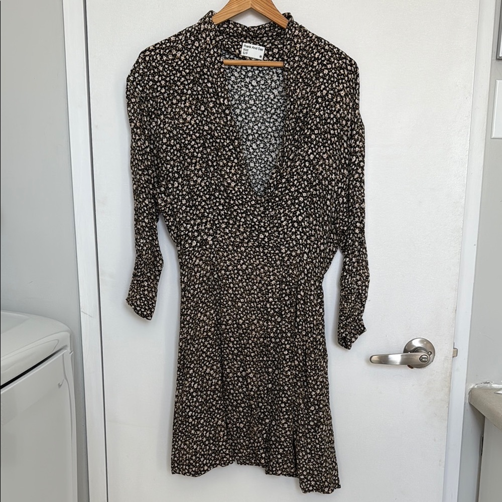 Elegant Black Floral Dress